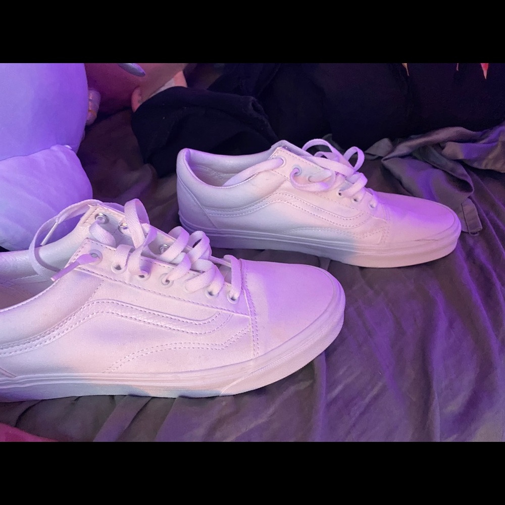 white old school vans